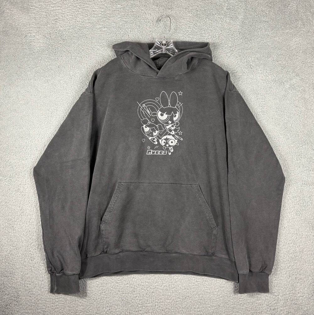Mega Yacht Powderpuff Girls Hoodie Men’s XL Casual Parody Luxury Streetwear USA